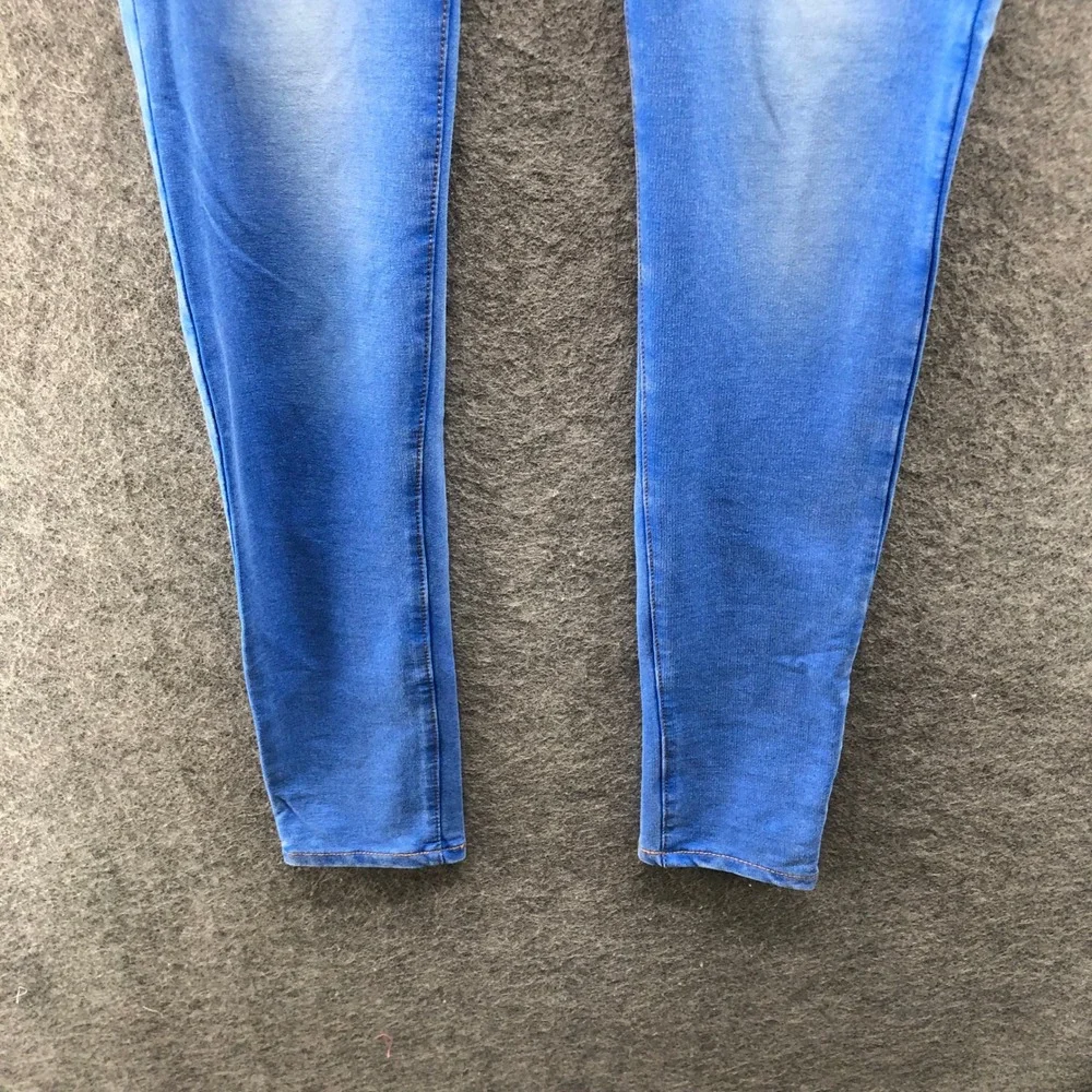 NWT HM Treggings Girls 13-14Y Blue Denim Look Stretch Casual School Everyday